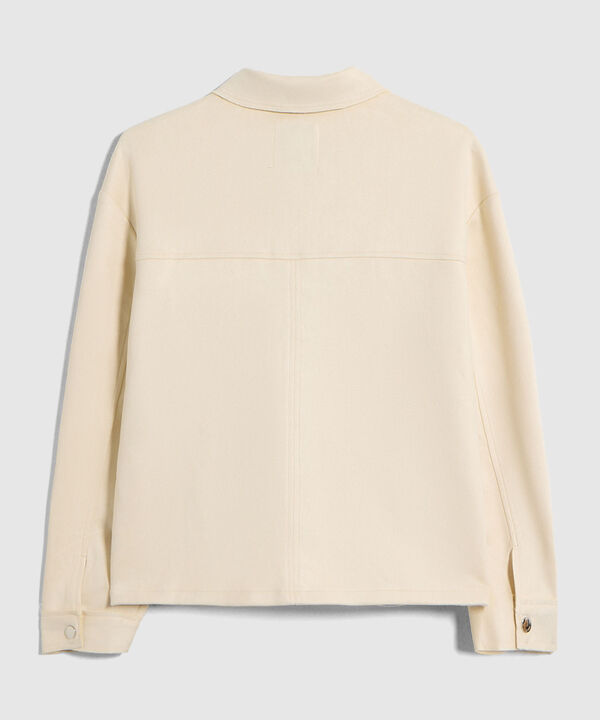 Chaqueta Unicolor Estilo Cargo para Mujer