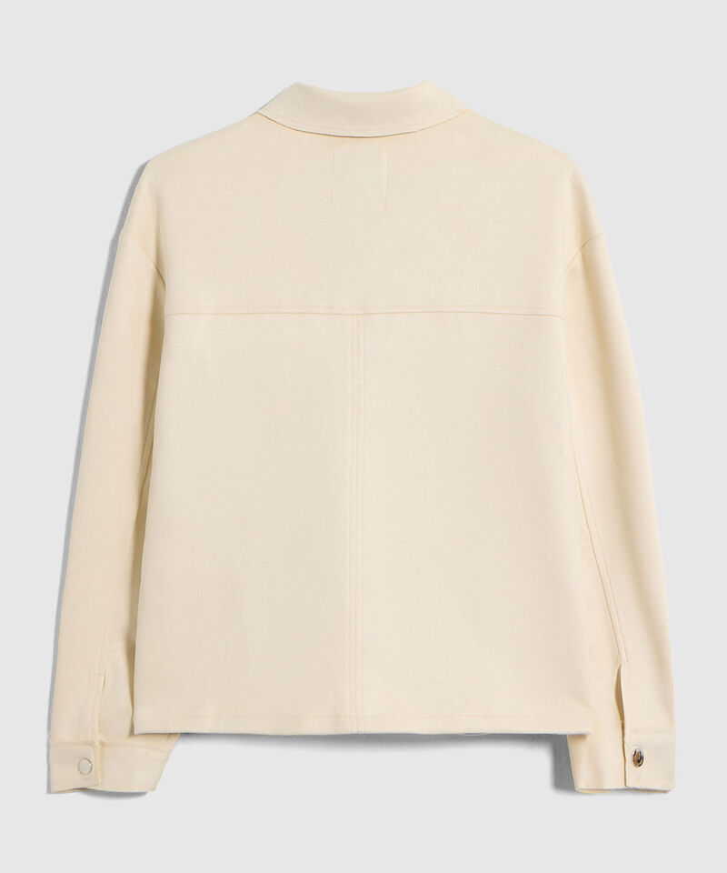 Chaqueta Unicolor Estilo Cargo para Mujer