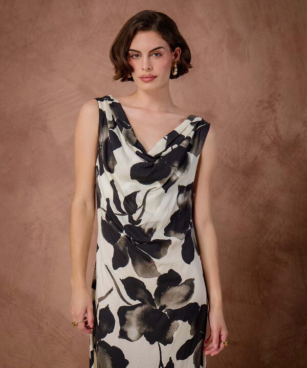 Vestido Sin Mangas Estampado  image number null