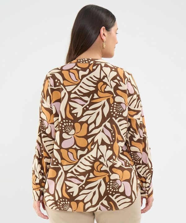Blusa Estampado Botánico