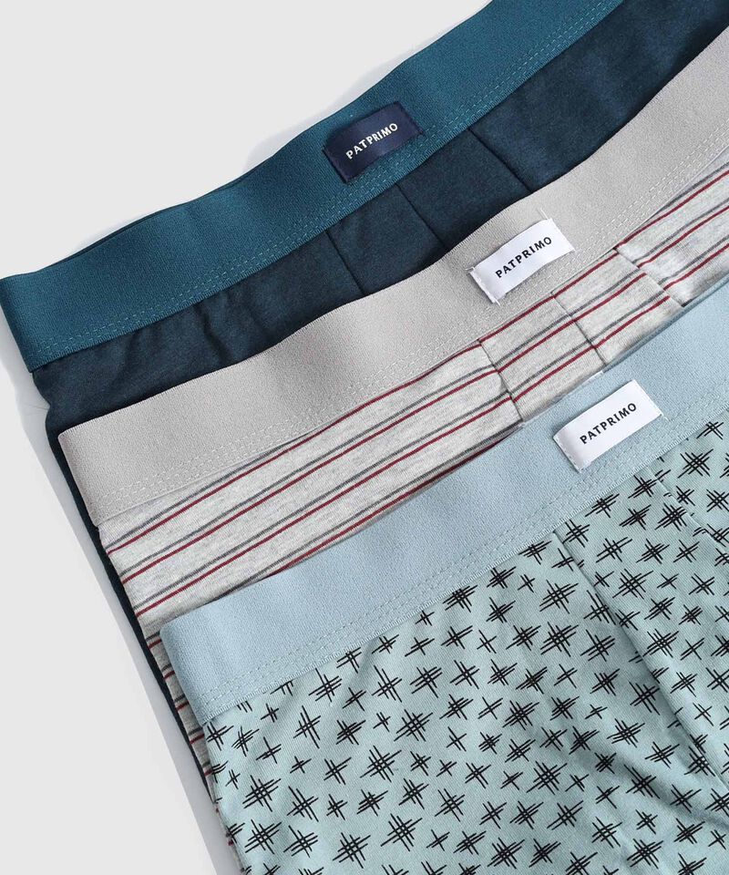 Set x3 B&oacute;xers Trunk Variados para Hombre