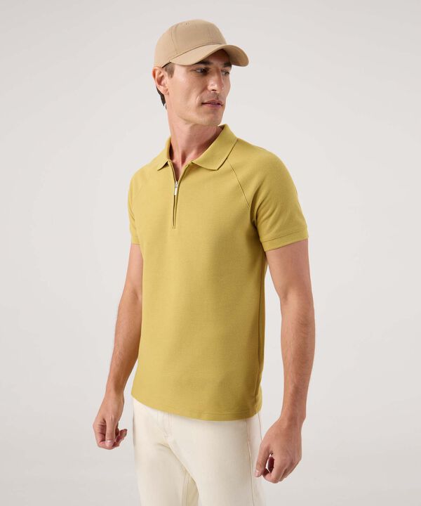 Polo Unicolor Con Cremallera image number null