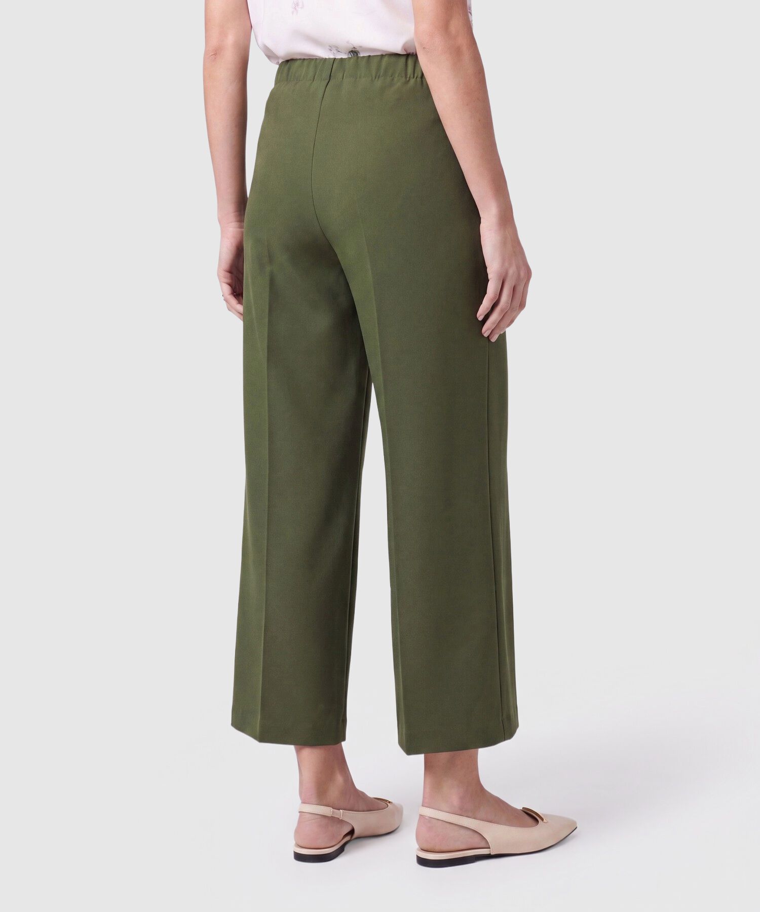 Pantal&oacute;n Culotte De Tiro Alto Mujer