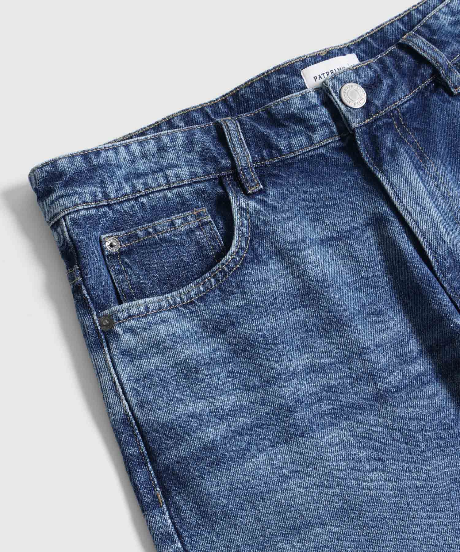Bermuda Denim Cinco Bolsillos Hombre