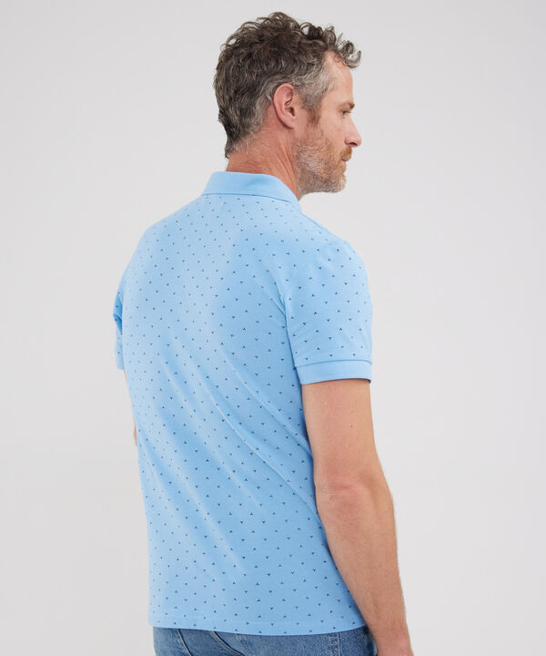 Polo Corte Slim Fit Blanco