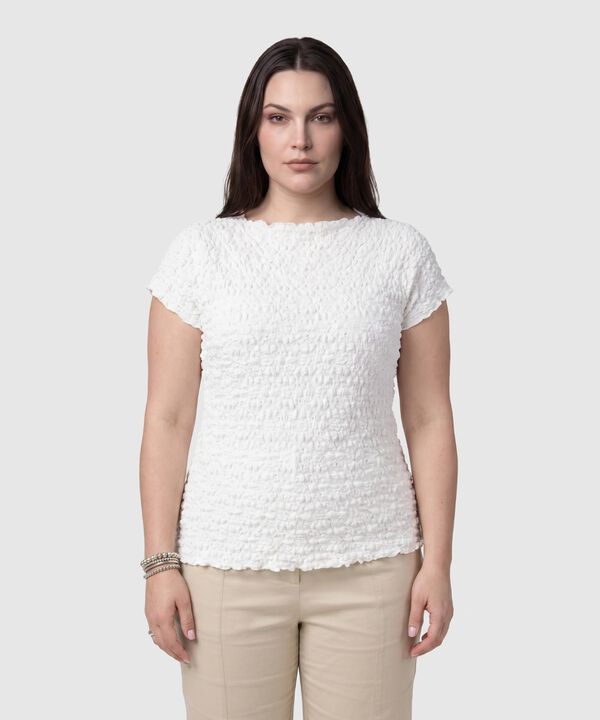 Camiseta De Textura Ligera Para Mujer Curvy image number null