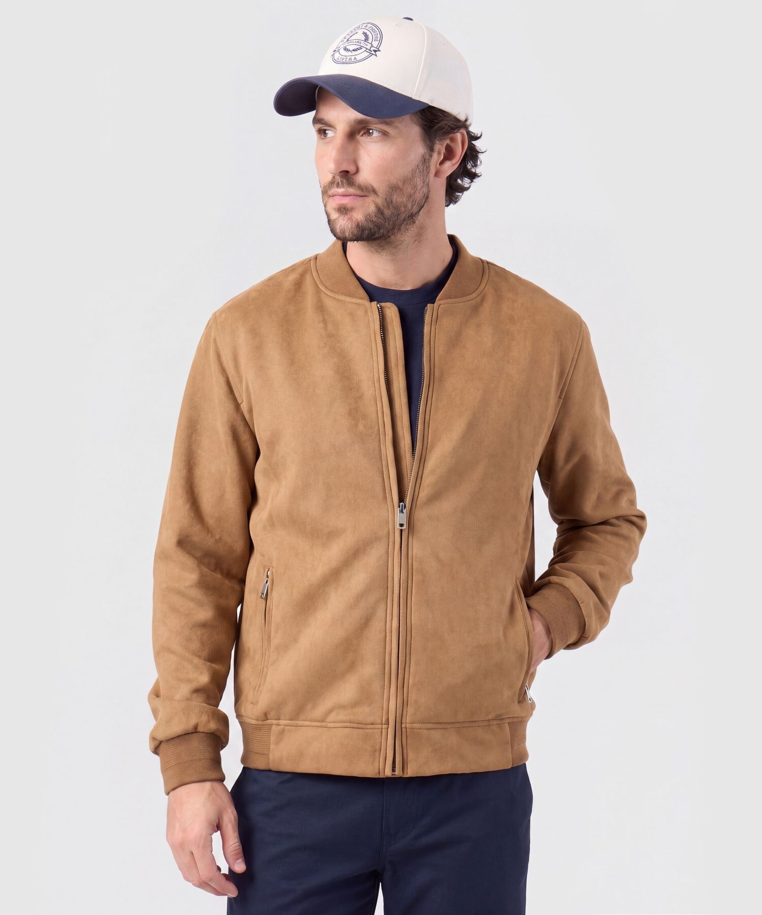 Chaqueta Tipo Bomber Para Hombre