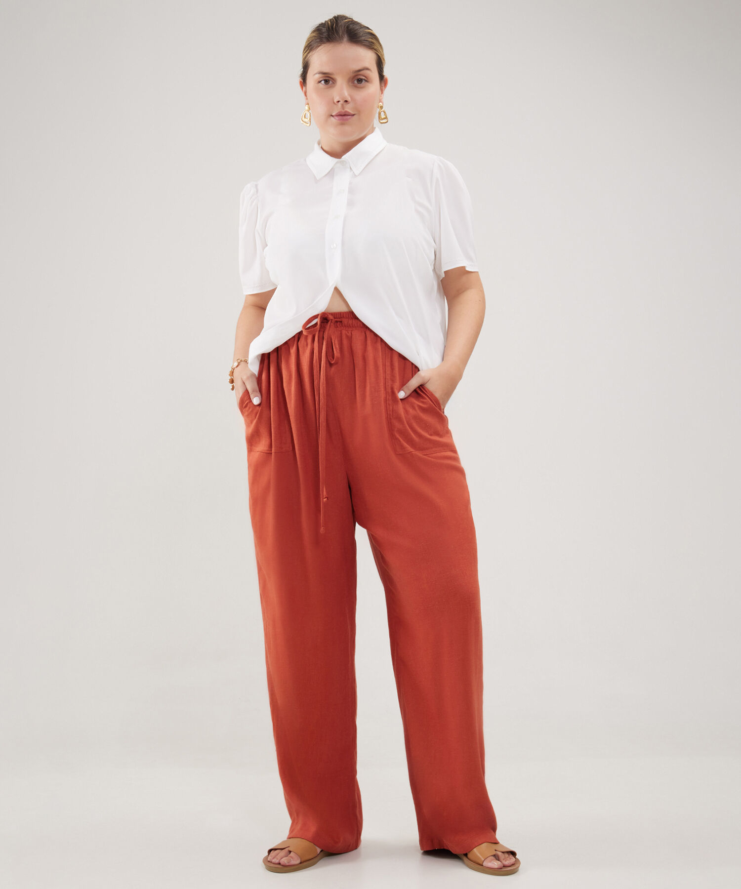 Pantalón Tipo Jogger Con Elastico Y Cordon