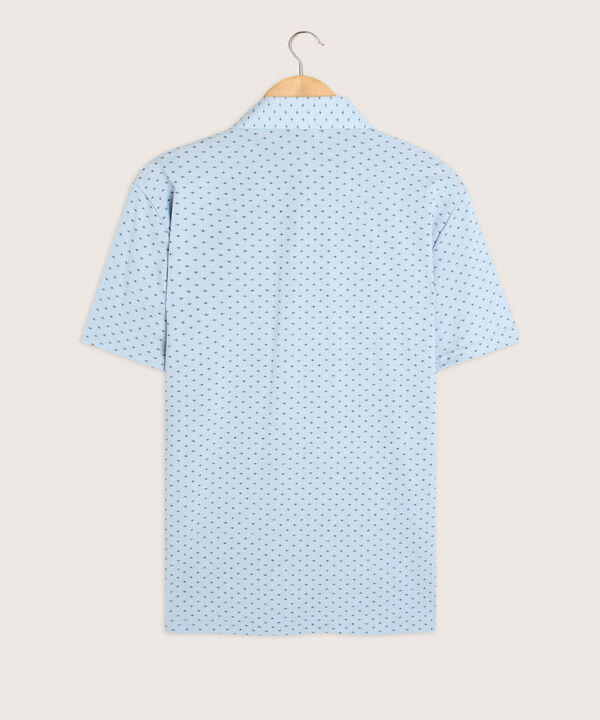 Polo Estampada Cuello Duro image number null
