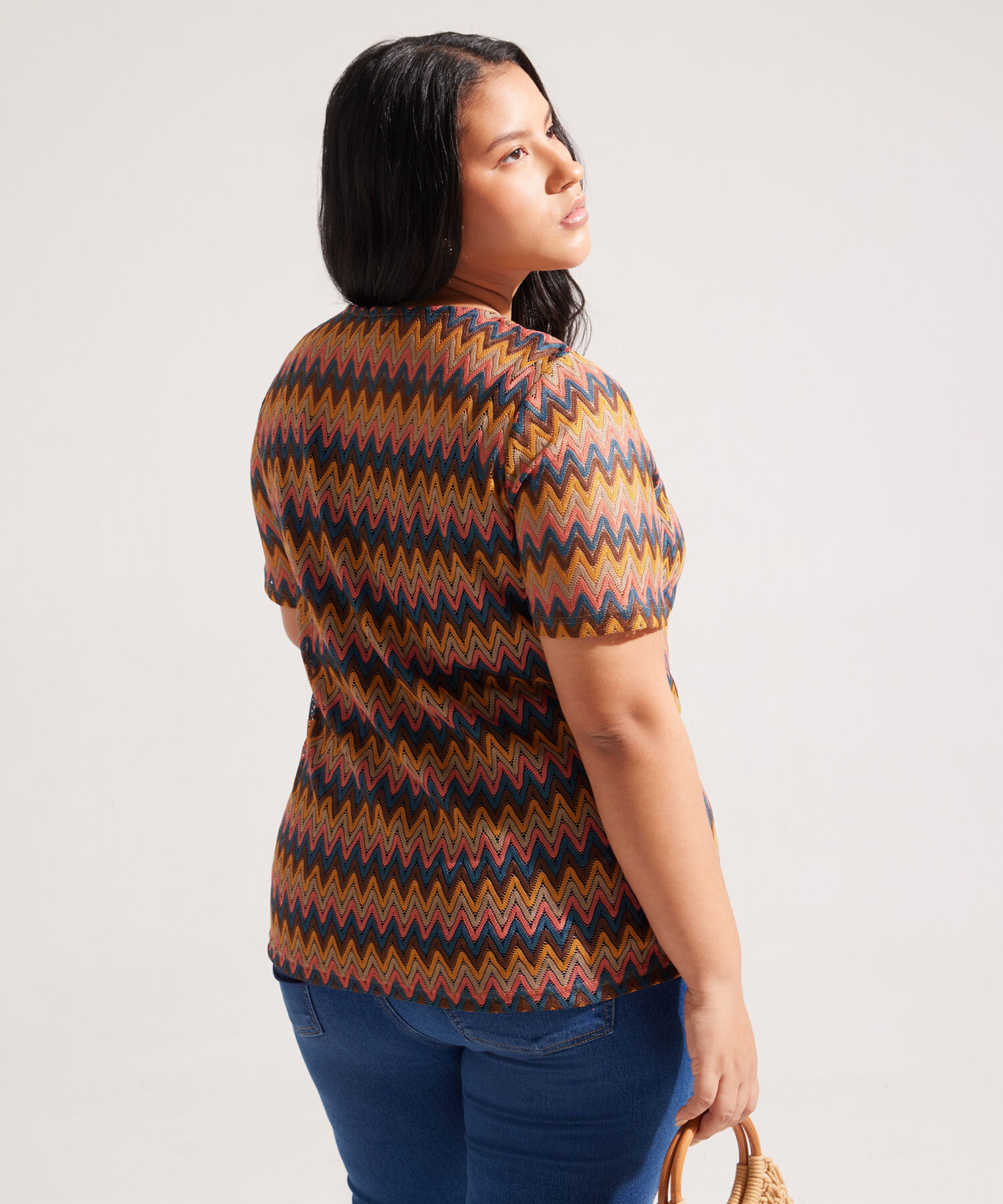 Camiseta Manga Corta en Missoni