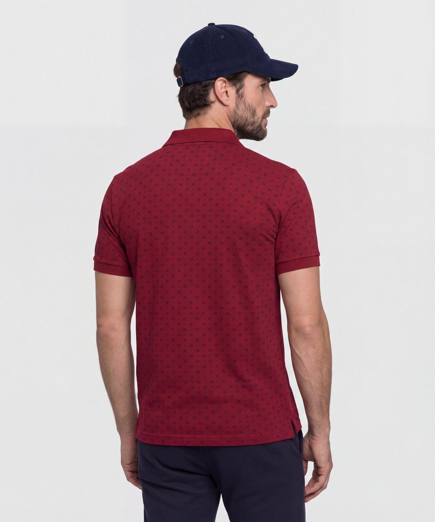 Polo Corte Slim Fit Blanco