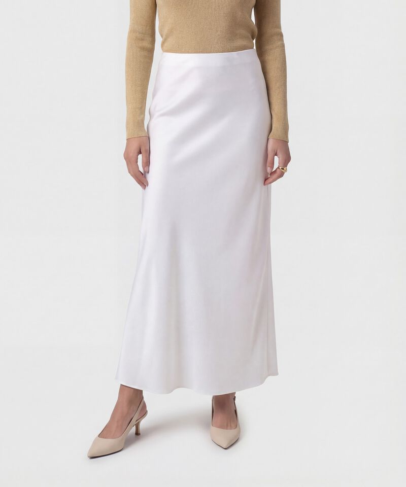 Falda Maxi Fluida con Pretina Interna para Mujer