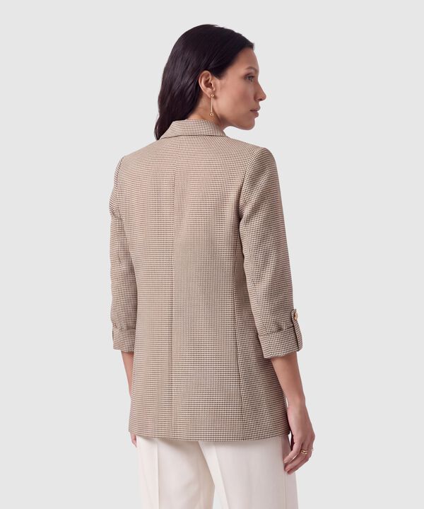 Blazer Manga Larga Con Bot&oacute;n Para Mujer