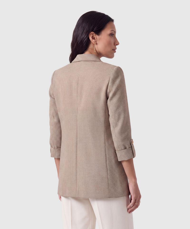 Blazer Manga Larga Con Bot&oacute;n Para Mujer