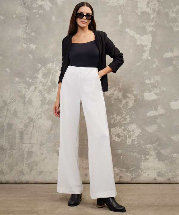 Pantalon Fluido Unicolor image number null
