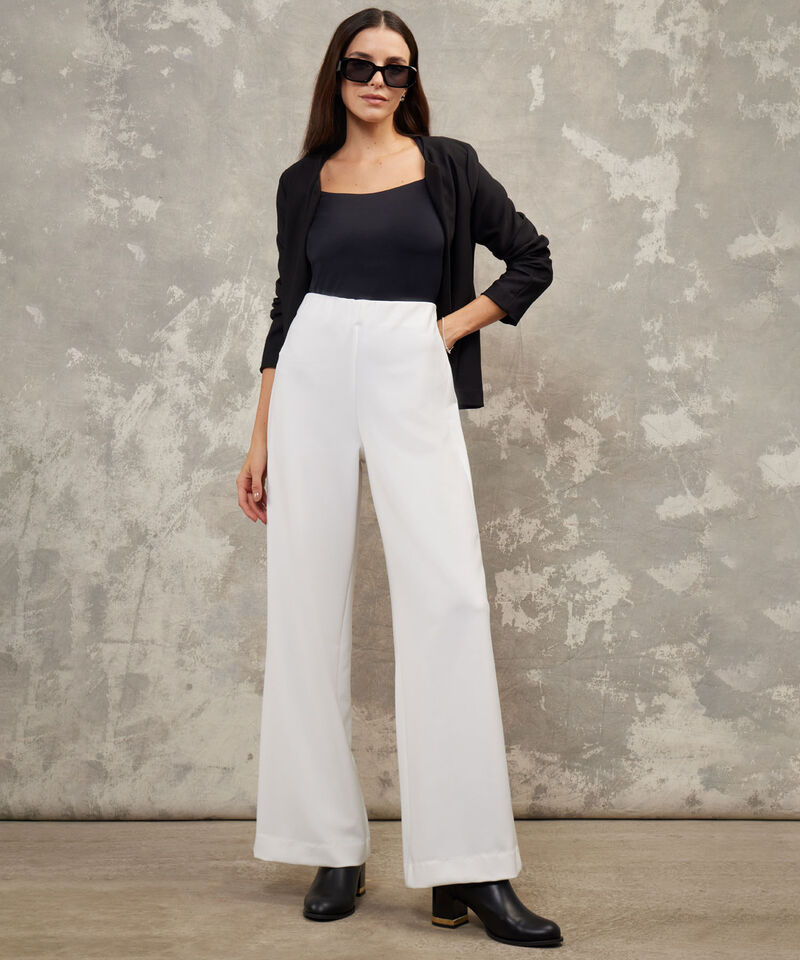 Pantalon Fluido Unicolor