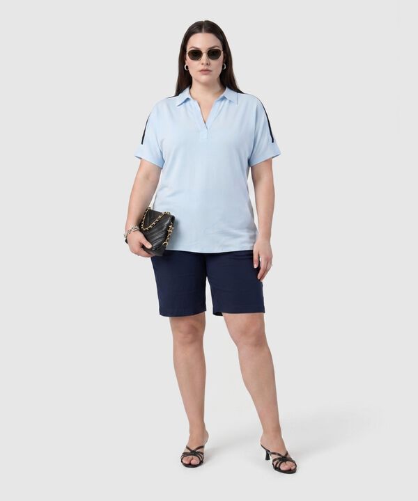 Bermuda Casual Con Cord&oacute;n Para Mujer Curvy