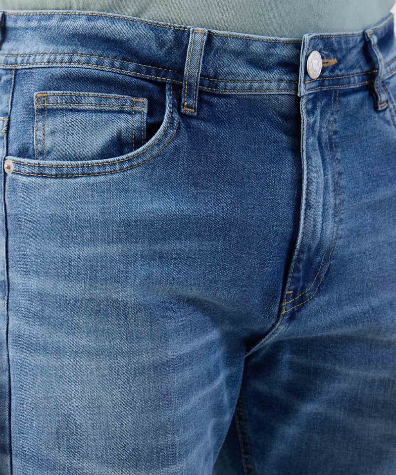 Jean de Diseño Clásico y Corte Recto Para Hombre