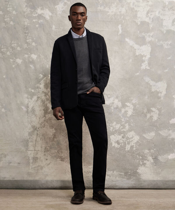 Blazer En Punto Unicolor image number null