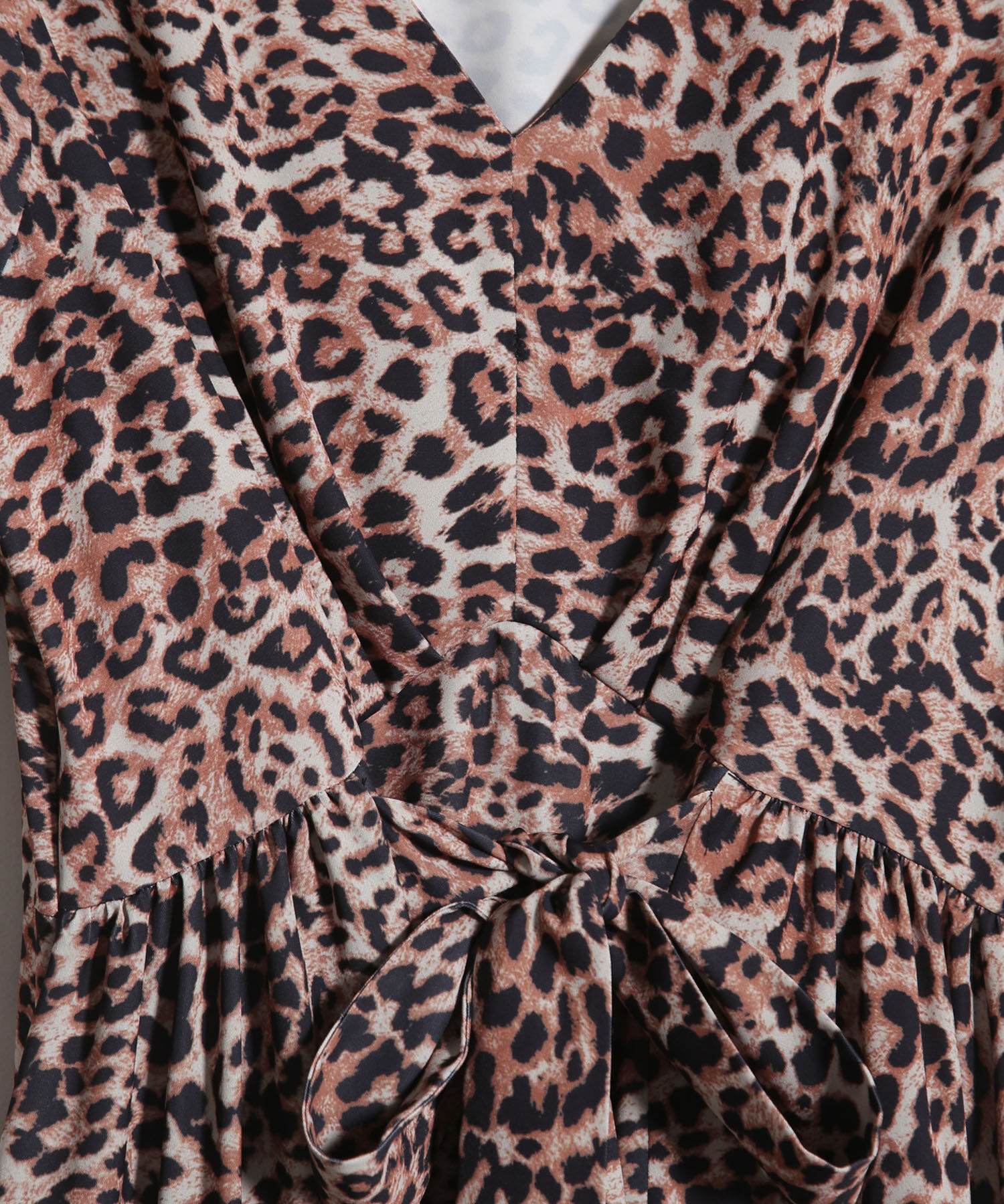 Vestido Estampado, Escote En V