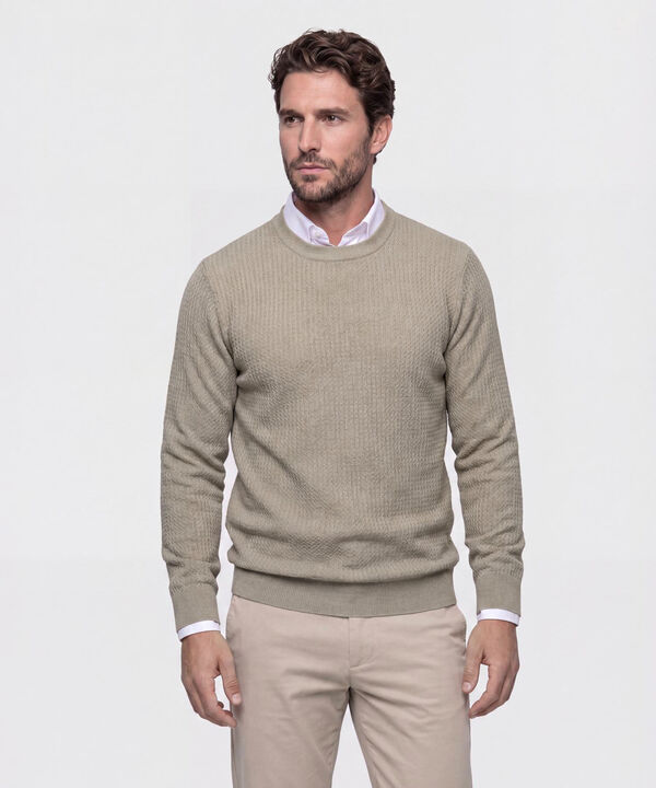 Buzo de Tejido Texturizado para Hombre