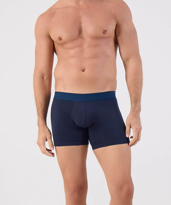 Pack X5 Boxer Medio En Algod&oacute;n Unicolor image number null