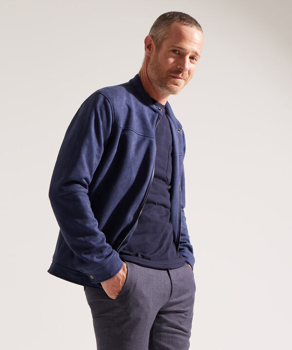 Chaqueta en Suede con Cuello Neru image number null