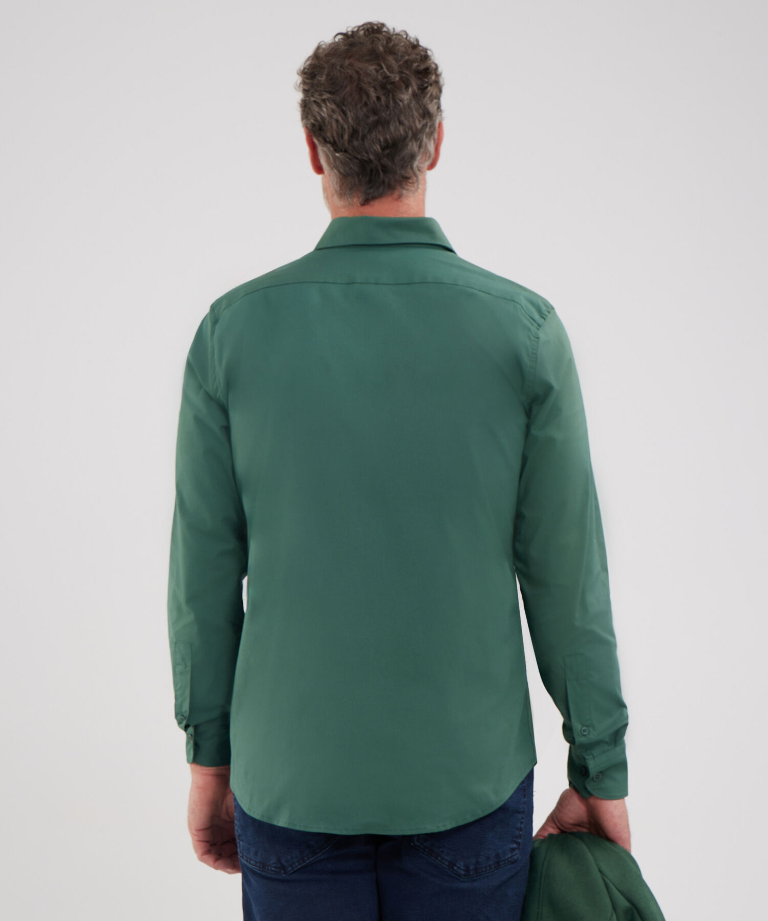 Camisa Corbatera Manga Larga