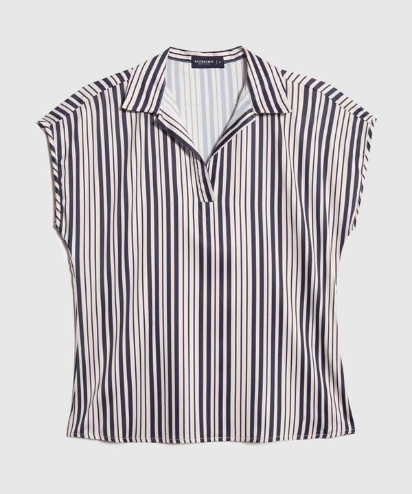 Blusa Satinada Estampada