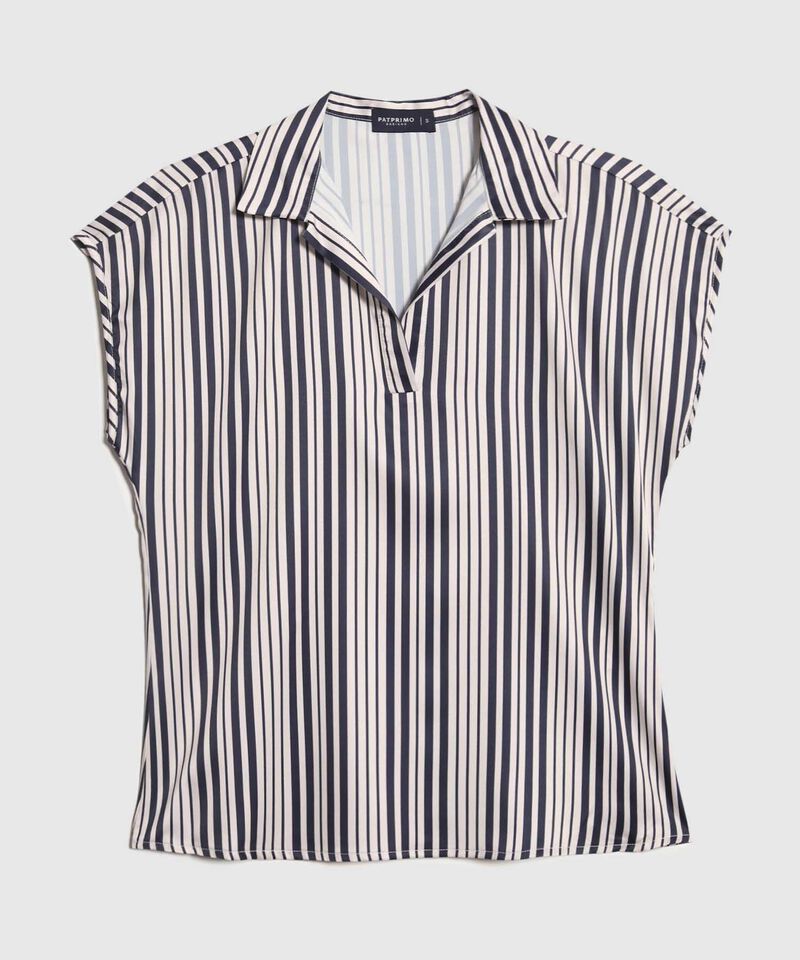 Blusa Satinada Estampada