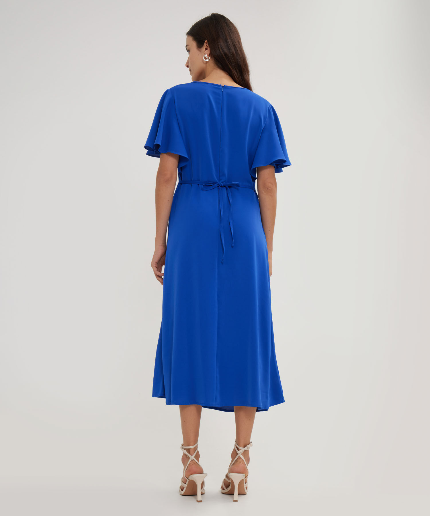 Vestido Unicolor Midi