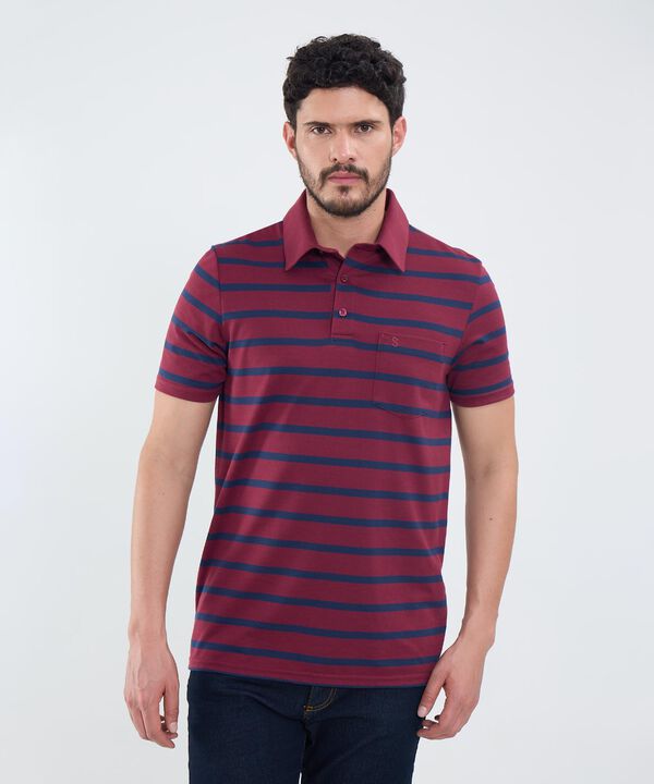 Polo Cuello Duro A Rayas image number null