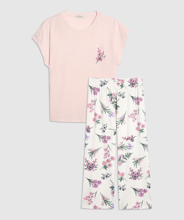 Conjunto de Pijama Estampado Floral