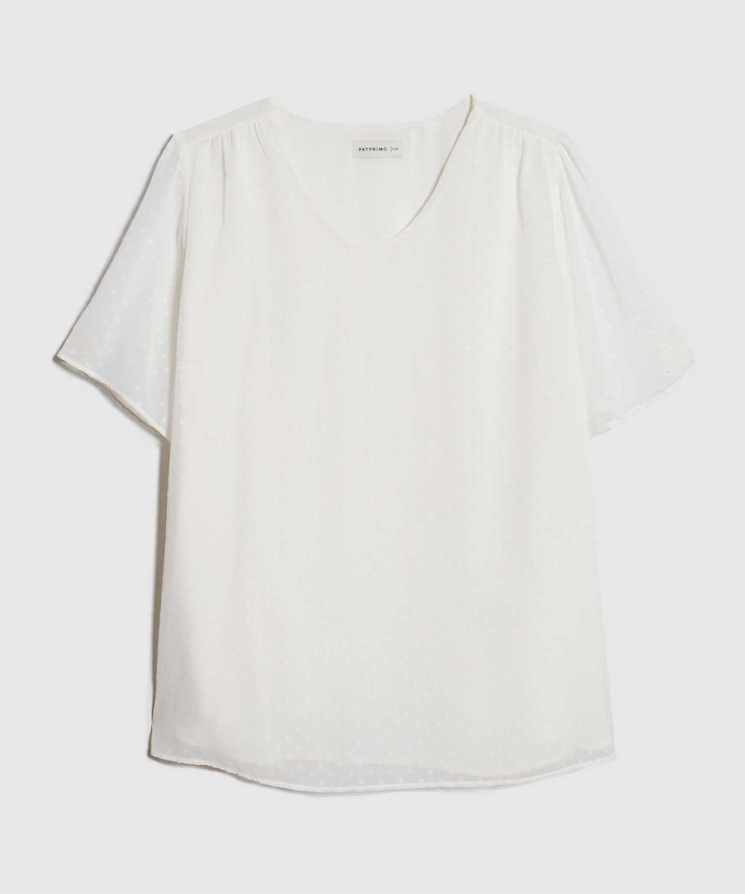 Blusa Escote en V