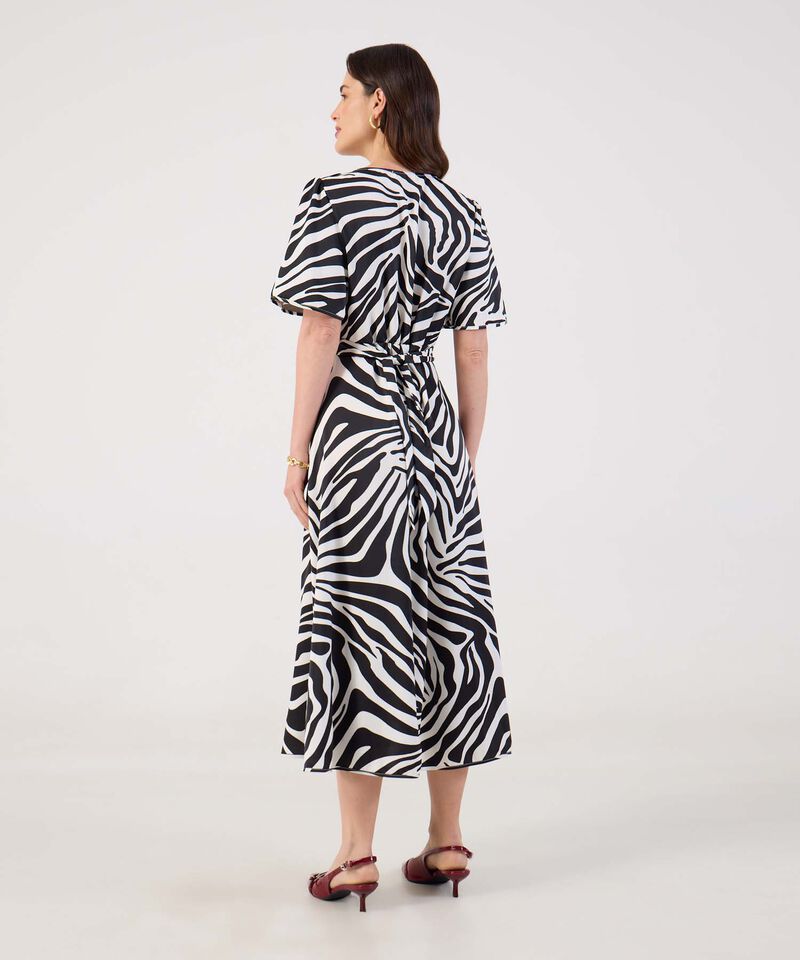 Vestido Largo con Escote en V para Mujer