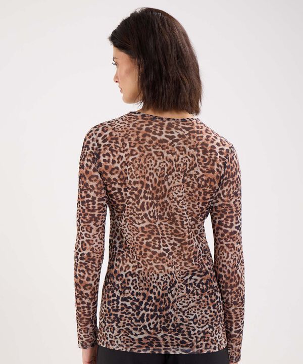 Camiseta Manga Larga Animal Print