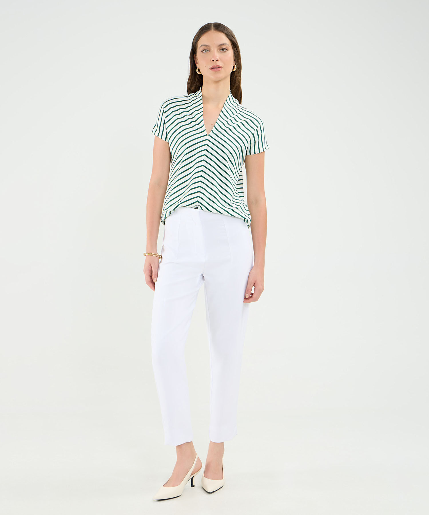 Pantalon Tiro Alto Para Mujer