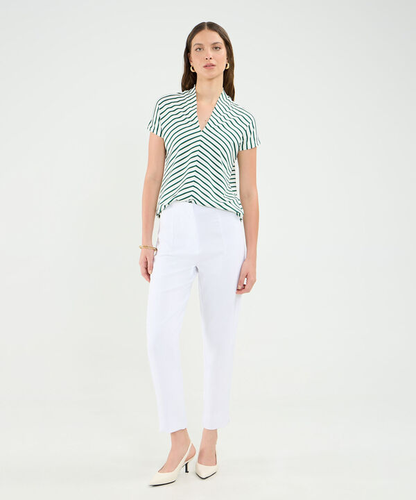Pantalon Tiro Alto Para Mujer image number null