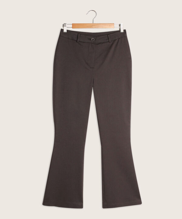 Pantalón Flare Unicolor
