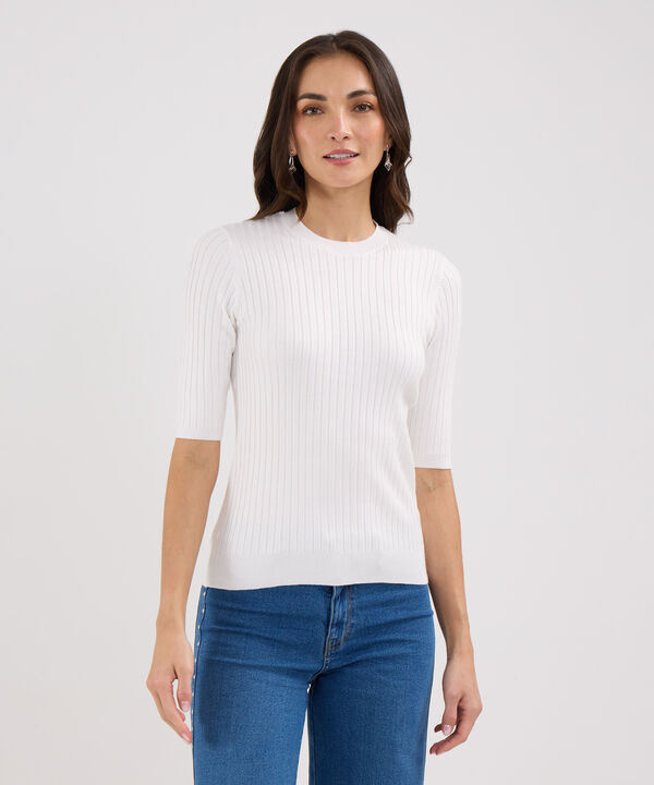 Camiseta Camiseta Tejida Ivory image number null