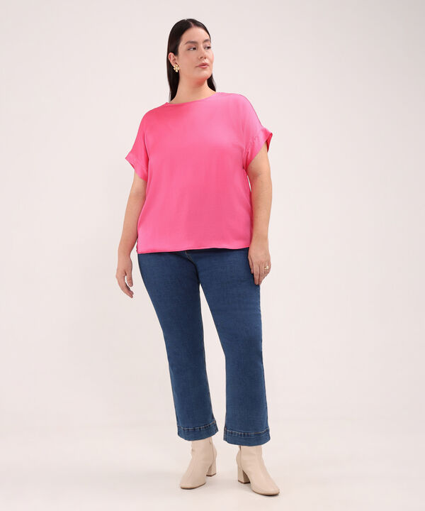 Blusa Unicolor Hombro Corrido image number null