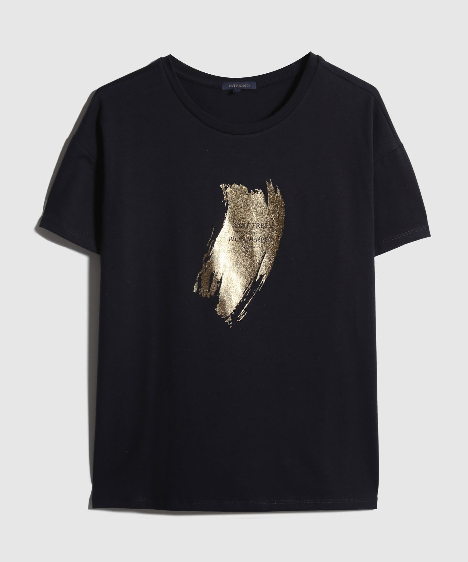 Camiseta Manga Corta Corrida Con Screen En Frente