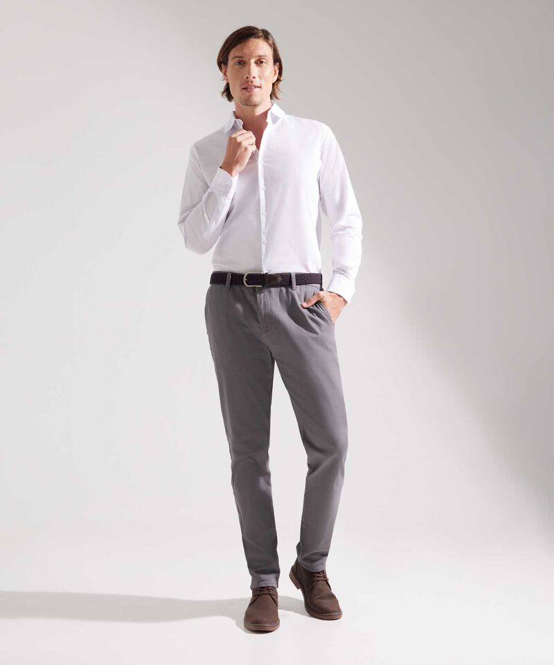 Camisa Corbatera Manga Larga