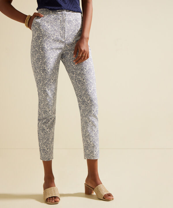 Pantalón Clásico Estampado image number null