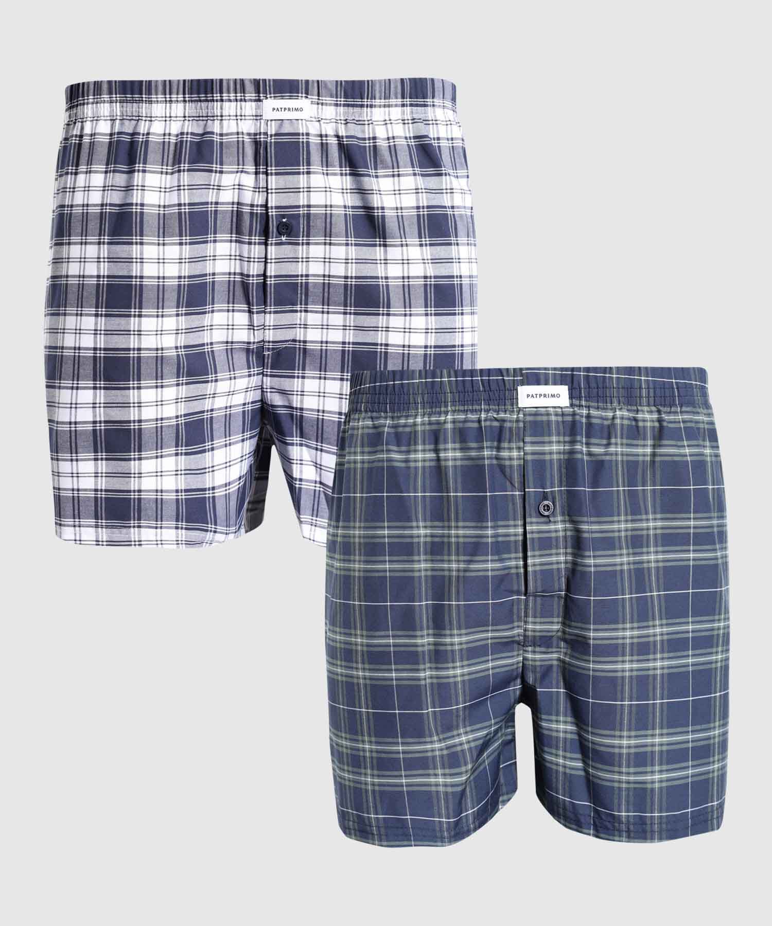 Pack X 2 Boxer Amplios A Cuadros