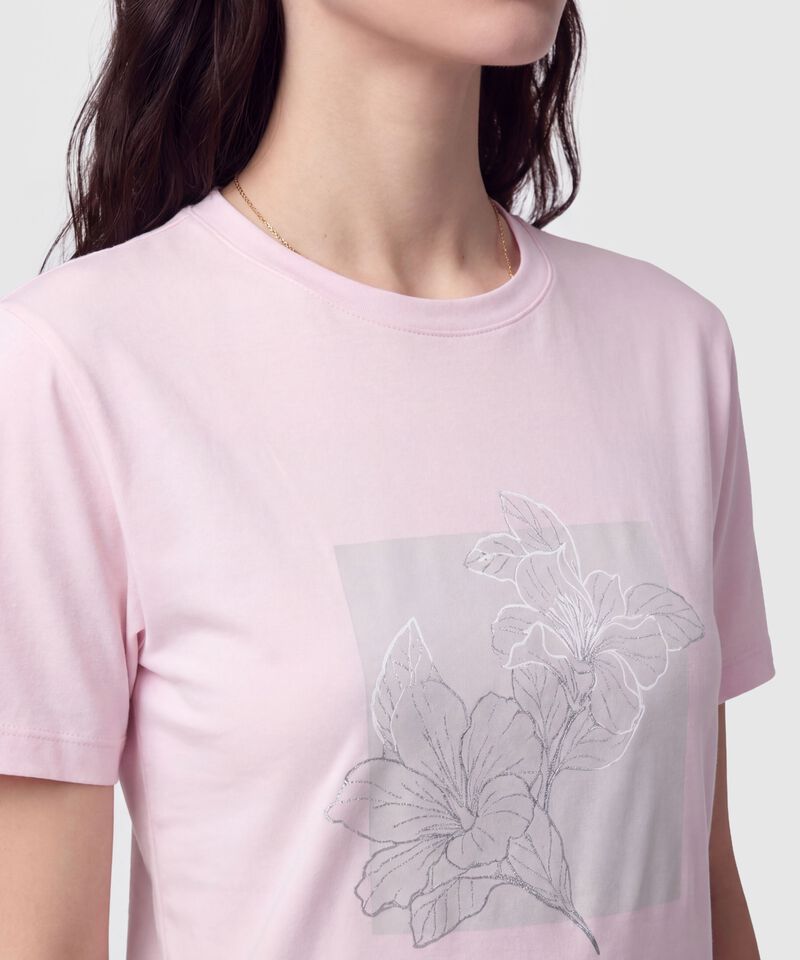 Camiseta Manga Corta Gr&aacute;fica Mujer