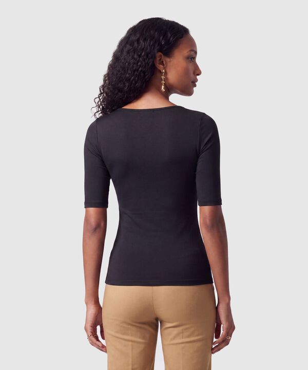Camiseta De Cuello Bandeja Para Mujer