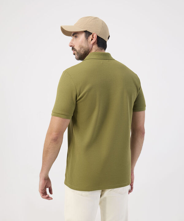 Polo Texturizado unicolor Para Hombre