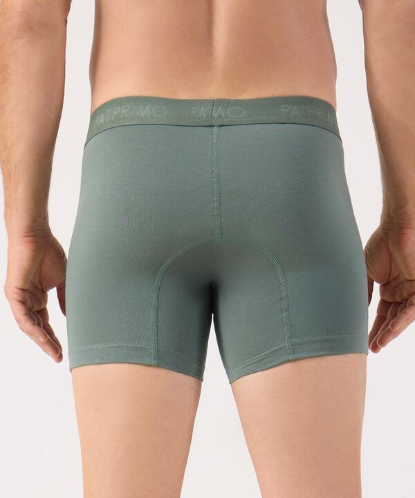 Pack X5 Boxer Medio En Algodón Unicolor image number null