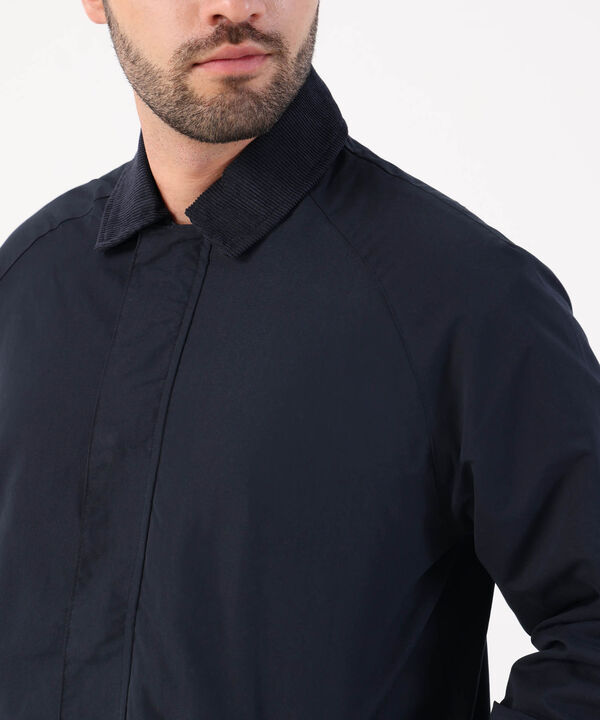 Chaqueta Harrington Con Cuello De Pana